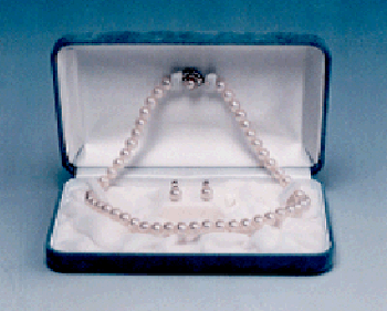 真珠スタイルネックレス・ホワイト9mm50cm＋イヤリングセット